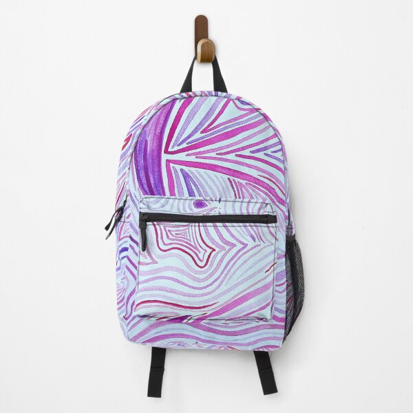 Item preview, Abstract line art in pink and purple – watercolor designed and sold by Art by M.H..