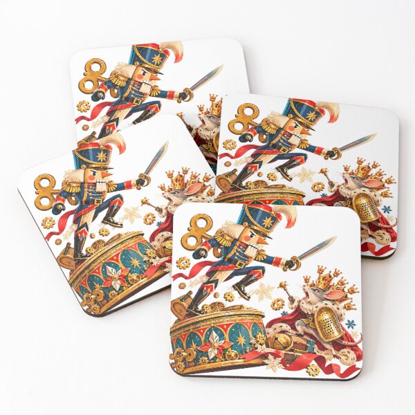 Item preview, Nutcracker vs Mouse King Sticker designed and sold by Drip stamp.