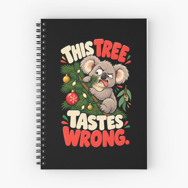 Item preview, Christmas Koala Tree Humor - This Tree Tastes Wrong designed and sold by MOTIFOLK.