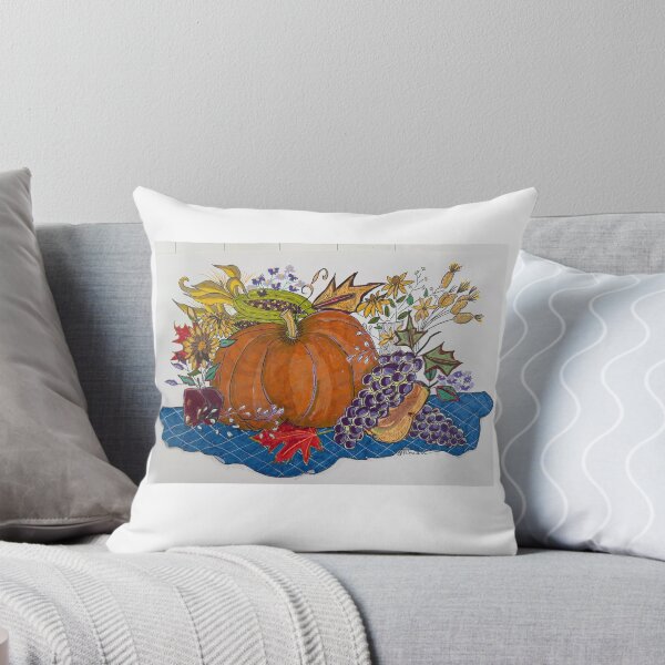 Item preview, Autumn Abundance – Pumpkins, Fruit & Harvest Flowers designed and sold by BethWonson.