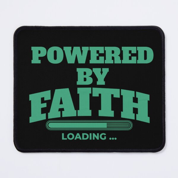 Item preview, Powered By Faith Loading - Bar Typography Islamic Design (V.6) designed and sold by D-Islamic.