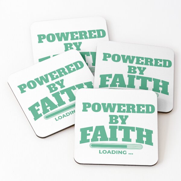 Item preview, Powered By Faith Loading - Bar Typography Islamic Design (V.6) designed and sold by D-Islamic.