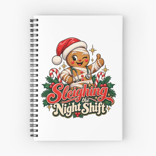 Item preview, Sleighing the Night Shift Gingerbread Nurse Christmas designed and sold by TeNovaStudio.