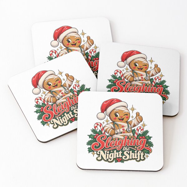 Item preview, Sleighing the Night Shift Gingerbread Nurse Christmas designed and sold by TeNovaStudio.
