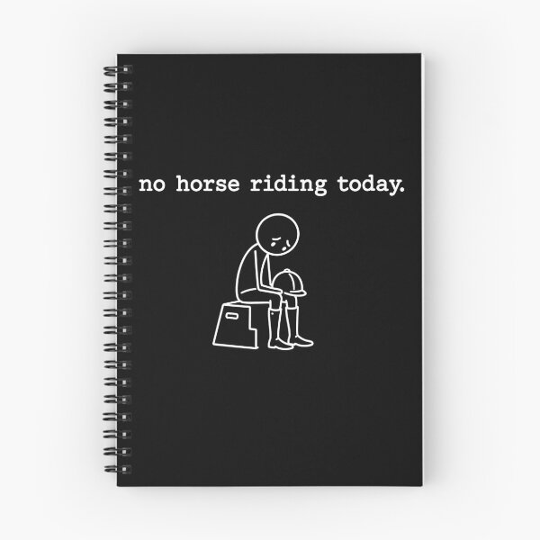 Item preview, No Horse Riding Today Funny Saying for Horse Lovers designed and sold by Kladhadredo.