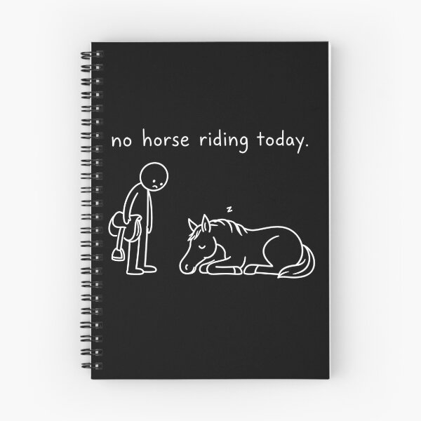 Item preview, No Horse Riding Today Funny Saying for Horse Lovers designed and sold by Kladhadredo.