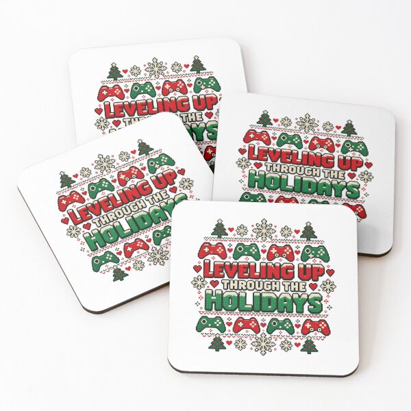 Item preview, Leveling Up Through the Holidays Pixel Gamer Christmas designed and sold by TeNovaStudio.