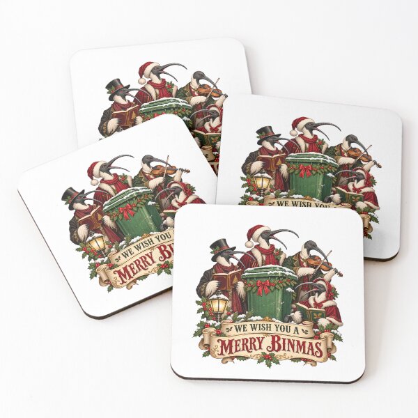 Item preview, We Wish You A Merry Binmas - Funny Australian Bin Chicken Christmas Carol designed and sold by Neurospicy Trolls.