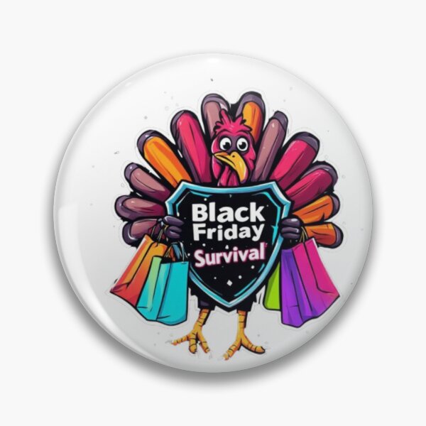 Item preview, Funny Black Friday Survival Turkey  designed and sold by AWADHESH  CHAURASIA.