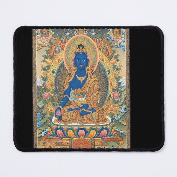Item preview, Tibetan Buddhist Medicine Buddha Thangka Reproduction designed and sold by nnghi902.