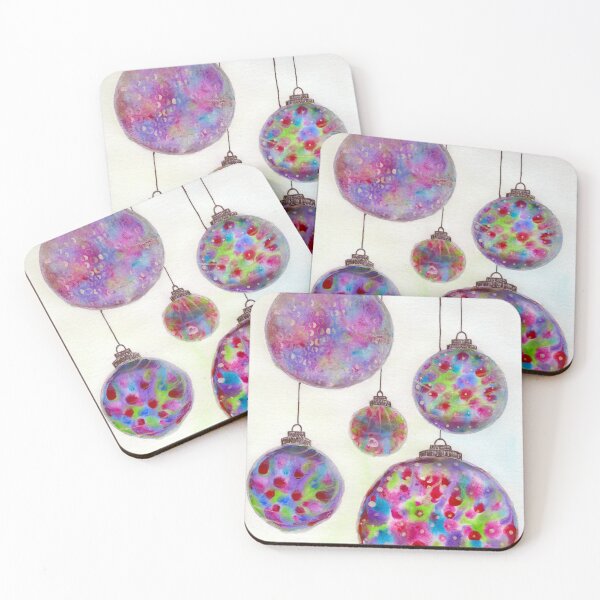 Item preview,  Purple Christmas Baubles.  designed and sold by BeENu-CrEaTioNs.