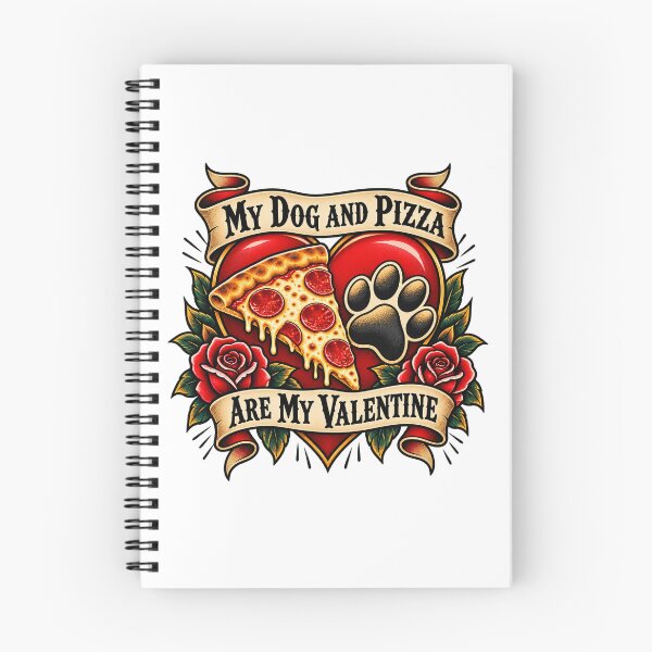 Item preview, My Dog and Pizza Are My Valentine designed and sold by TeNovaStudio.