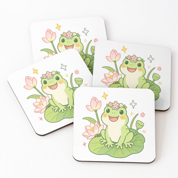 Item preview, Happy Frog on Lily Pad designed and sold by BladiWChampion.