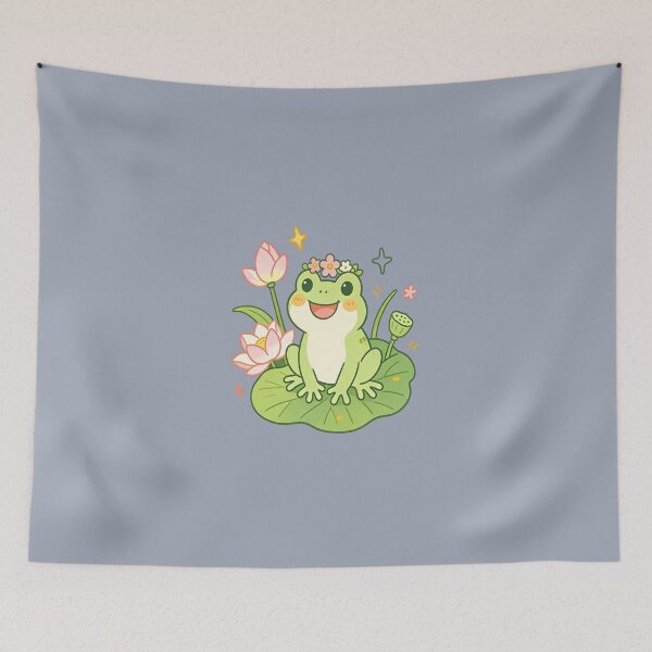 Item preview, Happy Frog on Lily Pad designed and sold by BladiWChampion.