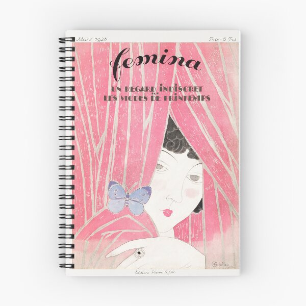 Item preview, Femina 1928 Vintage French Fashion Magazine Cover, Art Deco designed and sold by The Retroverse.