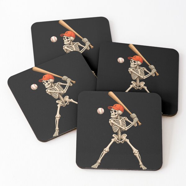 Item preview, Skeleton Playing Baseball Halloween Lover designed and sold by TAYNAROP.