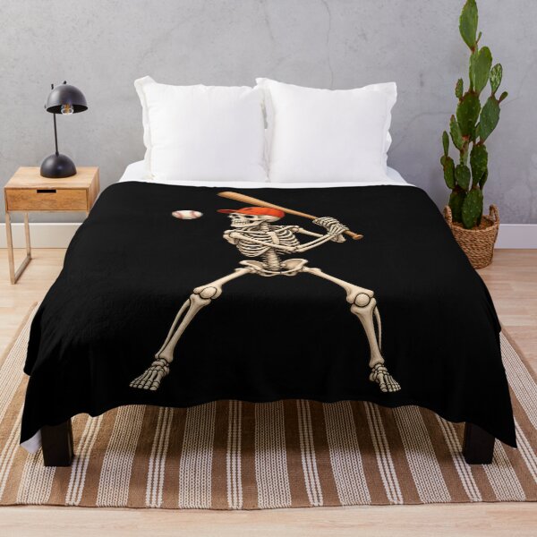 Item preview, Skeleton Playing Baseball Halloween Lover designed and sold by TAYNAROP.