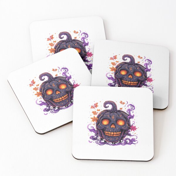 Item preview, Creepy Glowing Halloween Pumpkin Skull  designed and sold by AWADHESH  CHAURASIA.