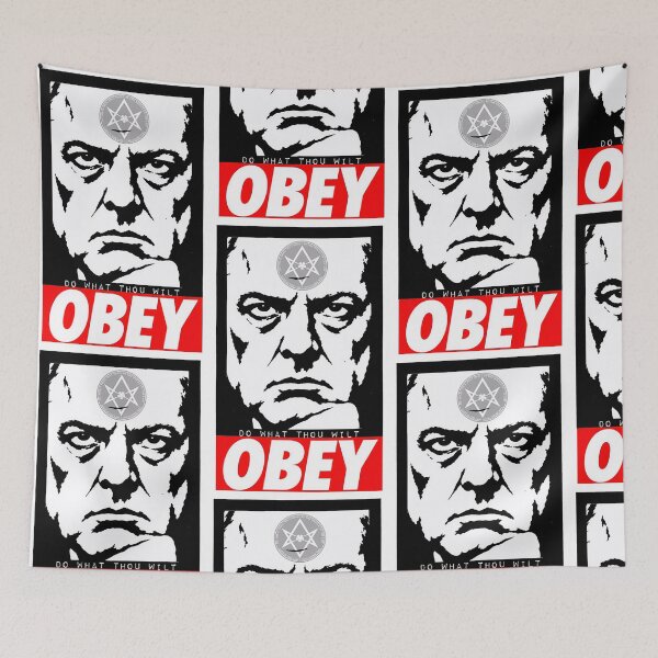 Item preview, Aleister Crowley says... designed and sold by BORN-LOSER-CULT.