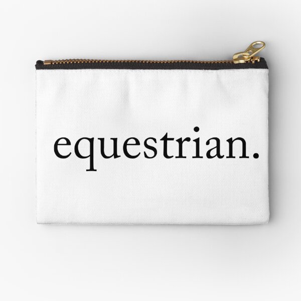 equestrian Zipper Pouch
