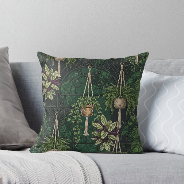 Item preview, Victorian Greenhouse Tropical Botany Seamless Pattern designed and sold by wallpapersarts.