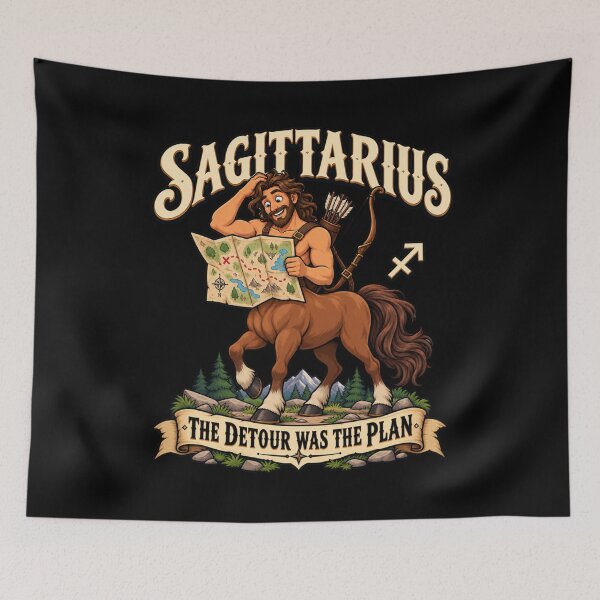 Item preview, Sagittarius - The Detour Was The Plan designed and sold by Good Mood Foundry.