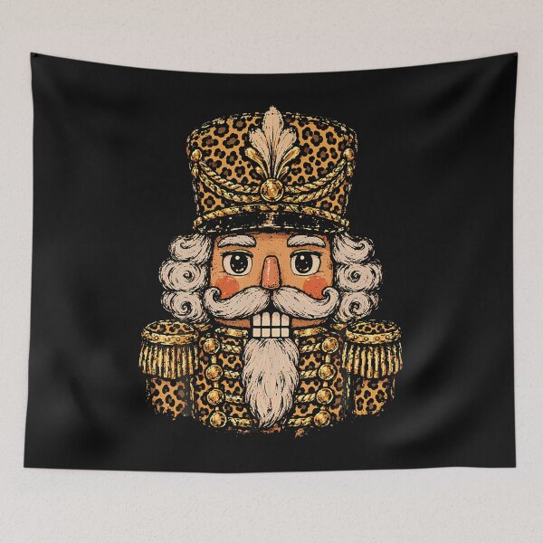 Item preview, Leopard Print Nutcracker Soldier designed and sold by Chromatic-Cubes.