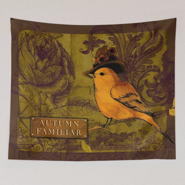 Item preview, Autumn Familiar Vintage Bird Art designed and sold by ArtistsAtticWI.