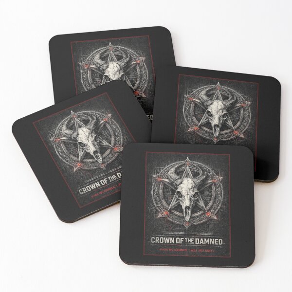 Item preview, Crown of the Damned – Gothic Ram Skull Pentagram | NULL Streetwear designed and sold by Go Easy Apparel.