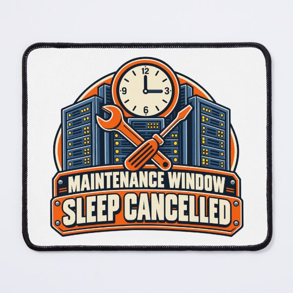 Item preview, Maintenance Window Sleep Cancelled - Data Center Technician Night Shift  designed and sold by WeirdlyMild.
