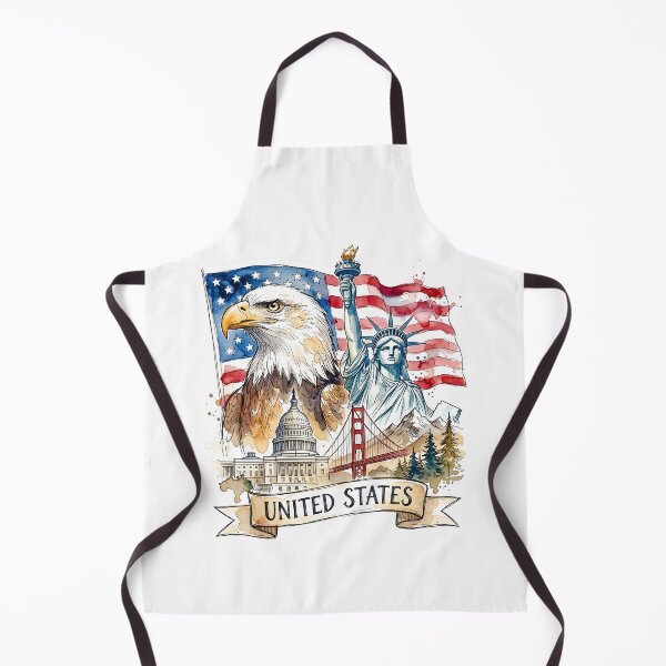 Item preview, USA Eagle, Flag and Statue of Liberty designed and sold by EdwinkOne.
