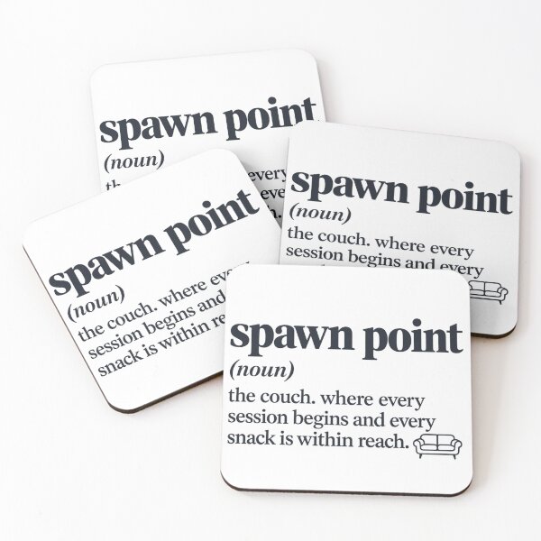 Item preview, Spawn Point Funny Couch Gamer Humor - Snacks and Relaxing designed and sold by Rtcraftani.