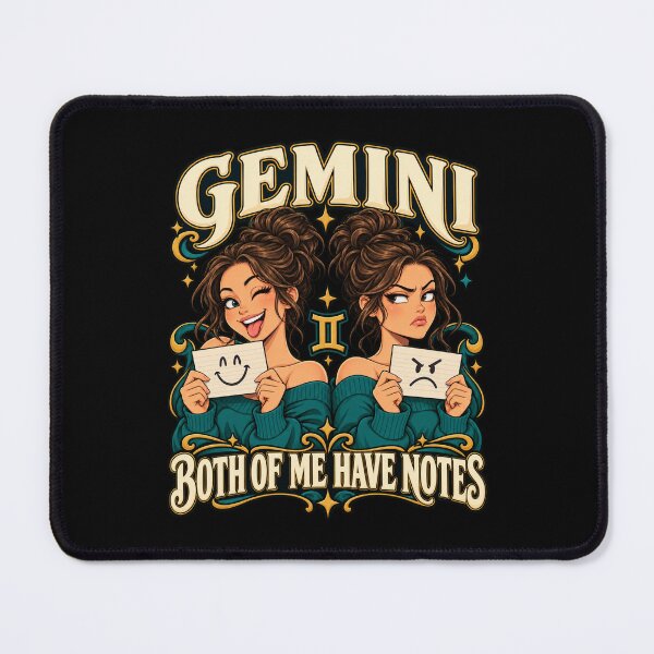 Item preview, Gemini - Both Of Me Have Notes designed and sold by Good Mood Foundry.