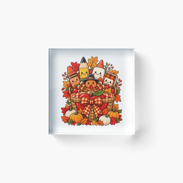 Item preview, Cute Fall Turkey School Supplies Thanksgiving School designed and sold by ArtDesignTp.