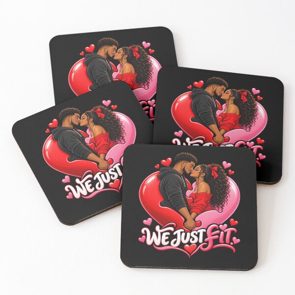 Item preview, We Just Fit II — Romantic Puzzle Heart Couple Design designed and sold by signshirtz.