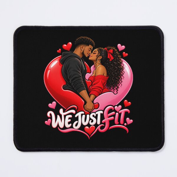 Item preview, We Just Fit II — Romantic Puzzle Heart Couple Design designed and sold by signshirtz.