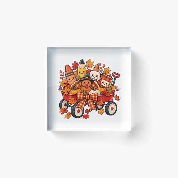 Item preview, Cute Fall Turkey School Supplies Autumn Teacher designed and sold by ArtDesignTp.