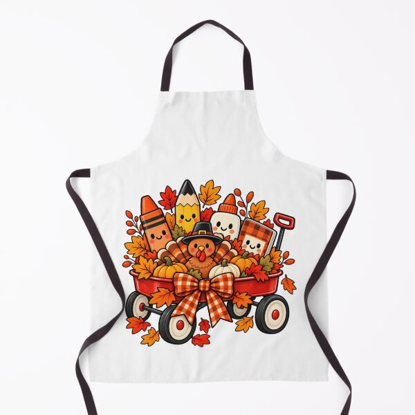 Item preview, Cute Fall Turkey School Supplies Autumn Teacher designed and sold by ArtDesignTp.