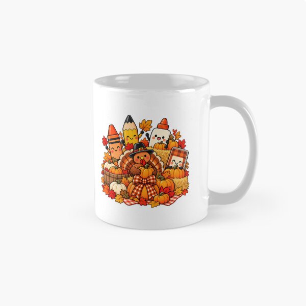 Item preview, Cute Fall Turkey School Supplies Thanksgiving Teacher designed and sold by ArtDesignTp.