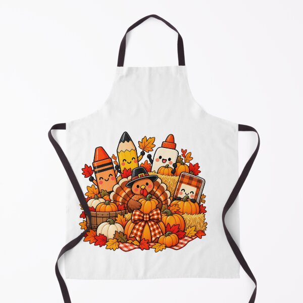 Item preview, Cute Fall Turkey School Supplies Thanksgiving Teacher designed and sold by ArtDesignTp.