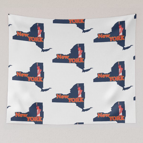 Item preview, New York Map | New York State Outline | USA Map Art designed and sold by 22k Lab Studio.