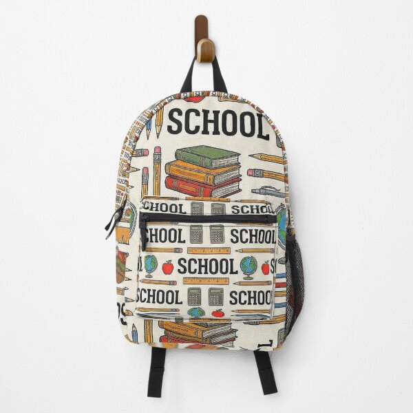 Item preview, Retro Back to School Supplies Seamless Pattern. designed and sold by Giulivo Store Graphic.