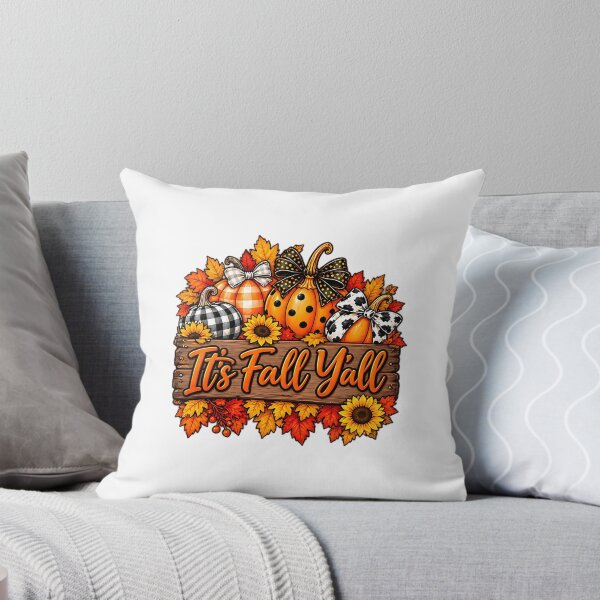 Item preview, It's Fall Y'all Leopard Plaid Pumpkin Autumn designed and sold by ArtDesignTp.