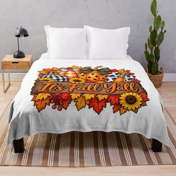 Item preview, It's Fall Y'all Leopard Plaid Pumpkin Autumn designed and sold by ArtDesignTp.