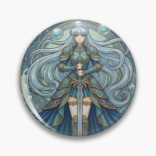 Item preview, Umi Ryuuzaki in the style of Alphonse Mucha designed and sold by Solace Sparkles.