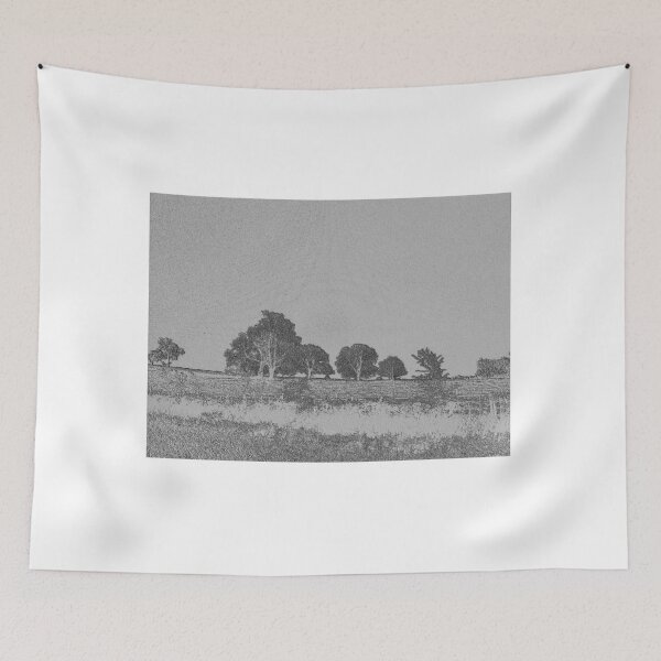 Item preview, Volksbolts/KABFA Designs, Black, White and Grey Countryside By Miss K L Slomczynski designed and sold by KABFA Designs.