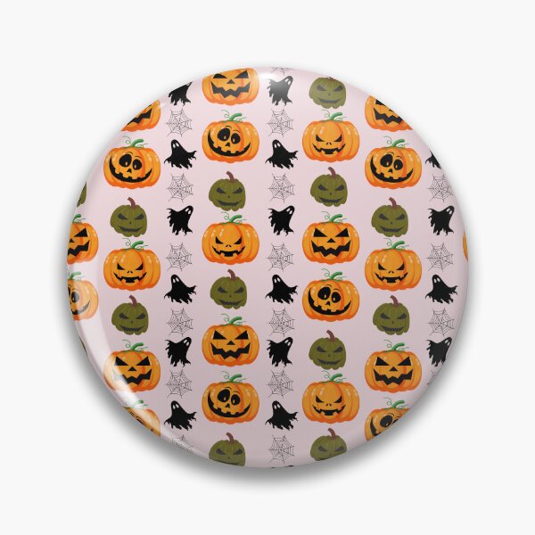Item preview, Cute Halloween Jack-O-Lantern & Ghost Pattern designed and sold by Whimsyduck.