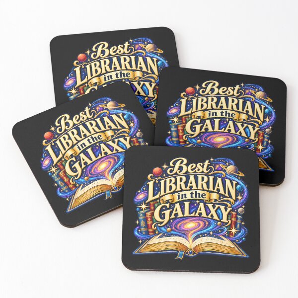 Item preview, Best Librarian In The Galaxy Cosmic Space Book Reader Sci Fi Fan  designed and sold by Photo-Sphere101.