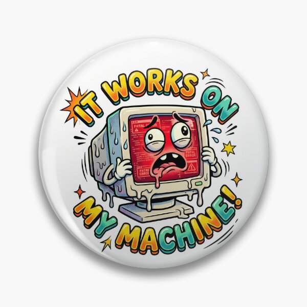 Item preview, It Works On My Machine Funny Programmer Computer designed and sold by luisTeam.