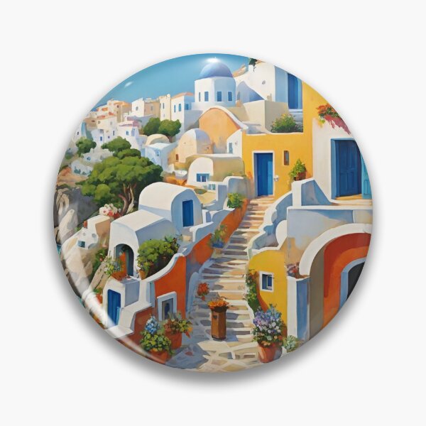 Item preview, Mediterranean Paradise – Blue Doors and Coastal Dreams designed and sold by tambanow.